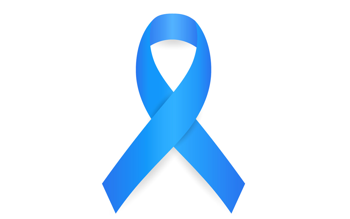 Blue child abuse awareness ribbon